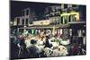 Restaurant in the Old Town, Funchal, Madeira, Portugal-Peter Thompson-Mounted Photographic Print