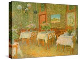 Restaurant Interior, 1887-Vincent van Gogh-Stretched Canvas