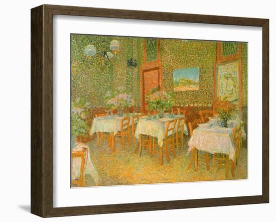 Restaurant Interior, 1887-Vincent van Gogh-Framed Giclee Print