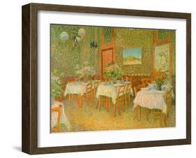 Restaurant Interior, 1887-Vincent van Gogh-Framed Giclee Print