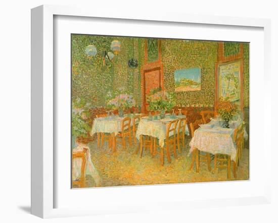 Restaurant Interior, 1887-Vincent van Gogh-Framed Giclee Print