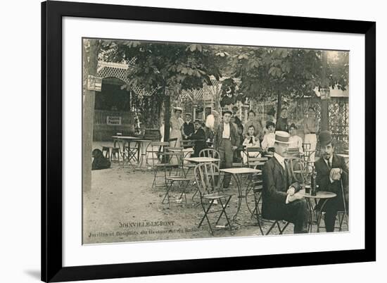 Restaurant, Joinville Le Pont, France-null-Framed Premium Giclee Print