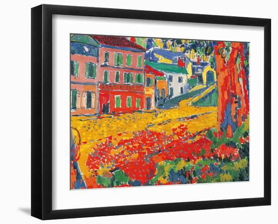 Restaurant La Machine at Bougival-null-Framed Giclee Print