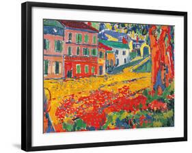 Restaurant La Machine at Bougival-null-Framed Giclee Print