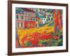 Restaurant La Machine at Bougival-Maurice De Vlaminck-Framed Art Print