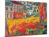 Restaurant La Machine at Bougival-Maurice De Vlaminck-Mounted Art Print