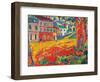 Restaurant La Machine at Bougival-Maurice De Vlaminck-Framed Art Print