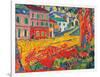 Restaurant La Machine at Bougival-Maurice De Vlaminck-Framed Art Print