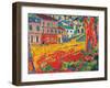 Restaurant La Machine at Bougival-Maurice De Vlaminck-Framed Art Print