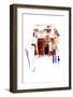 Restaurant Lechaude-Tina-Framed Art Print