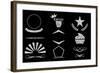 Restaurant Menu Elements-Solrac-Framed Art Print