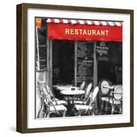 Restaurant Montmartre Paris-Philippe Hugonnard-Framed Giclee Print