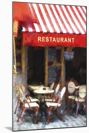 Restaurant Montmartre-Philippe Hugonnard-Mounted Giclee Print