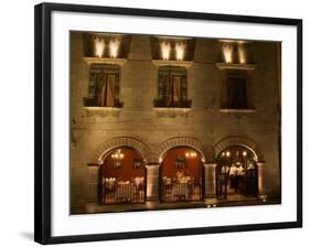 Restaurant near Main Square, San Miguel, Guanajuato State, Mexico-Julie Eggers-Framed Photographic Print