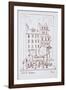 Restaurant on Boulevard Saint-Germain, Paris, France-Richard Lawrence-Framed Photographic Print