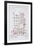 Restaurant on Boulevard Saint-Germain, Paris, France-Richard Lawrence-Framed Photographic Print