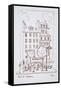 Restaurant on Boulevard Saint-Germain, Paris, France-Richard Lawrence-Framed Stretched Canvas