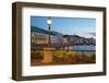 Restaurant on Sodra Hamngatan and Canal at Dusk, Gothenburg, Sweden, Scandinavia, Europe-Frank Fell-Framed Photographic Print