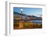 Restaurant on Sodra Hamngatan and Canal at Dusk, Gothenburg, Sweden, Scandinavia, Europe-Frank Fell-Framed Photographic Print