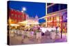 Restaurant on Vallgatan at Dusk, Gothenburg, Sweden, Scandinavia, Europe-Frank Fell-Stretched Canvas