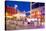 Restaurant on Vallgatan at Dusk, Gothenburg, Sweden, Scandinavia, Europe-Frank Fell-Stretched Canvas