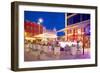 Restaurant on Vallgatan at Dusk, Gothenburg, Sweden, Scandinavia, Europe-Frank Fell-Framed Photographic Print