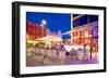 Restaurant on Vallgatan at Dusk, Gothenburg, Sweden, Scandinavia, Europe-Frank Fell-Framed Photographic Print