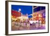 Restaurant on Vallgatan at Dusk, Gothenburg, Sweden, Scandinavia, Europe-Frank Fell-Framed Photographic Print