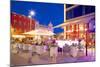 Restaurant on Vallgatan at Dusk, Gothenburg, Sweden, Scandinavia, Europe-Frank Fell-Mounted Photographic Print