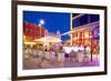 Restaurant on Vallgatan at Dusk, Gothenburg, Sweden, Scandinavia, Europe-Frank Fell-Framed Photographic Print