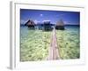 Restaurant Over the Water, Bocas del Toro Islands, Panama-Art Wolfe-Framed Photographic Print