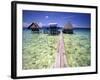 Restaurant Over the Water, Bocas del Toro Islands, Panama-Art Wolfe-Framed Photographic Print