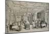 Restaurant, Paris, 1840, France, 19th Century-null-Mounted Giclee Print