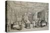 Restaurant, Paris, 1840, France, 19th Century-null-Stretched Canvas