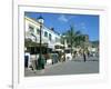 Restaurant, Puerto De Mogan, Gran Canaria, Canary Islands-Peter Thompson-Framed Photographic Print