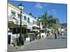 Restaurant, Puerto De Mogan, Gran Canaria, Canary Islands-Peter Thompson-Mounted Photographic Print