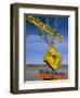 Restaurant Sign for Feral Food, Outback, South Australia, Australia-Steve & Ann Toon-Framed Photographic Print