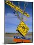 Restaurant Sign for Feral Food, Outback, South Australia, Australia-Steve & Ann Toon-Mounted Photographic Print