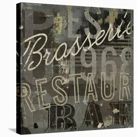 Restaurant Sign I-Michael Mullan-Stretched Canvas