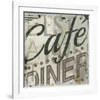 Restaurant Sign II-Michael Mullan-Framed Art Print