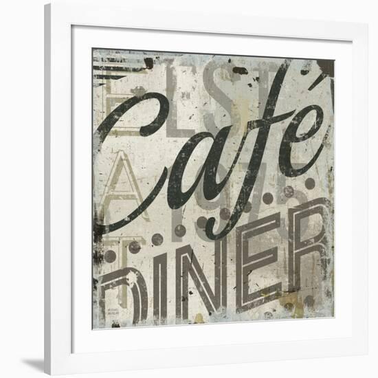 Restaurant Sign II-Michael Mullan-Framed Art Print