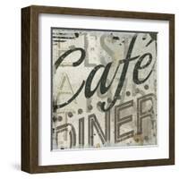 Restaurant Sign II-Michael Mullan-Framed Art Print