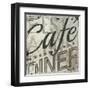 Restaurant Sign II-Michael Mullan-Framed Art Print