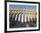 Restaurant Under the 1St Century Roman Aqueduct, Segovia, Madrid, Spain, Europe-Christian Kober-Framed Photographic Print