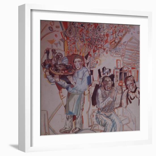 Restaurant-Pavel Nikolayevich Filonov-Framed Giclee Print