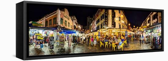 Restaurants and Cafes in Chinatown, Singapore-Gavin Hellier-Framed Stretched Canvas