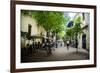 Restaurants and Colonial Houses in the Zona Colonial, Old Town, Santo Domingo-Michael Runkel-Framed Photographic Print