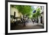 Restaurants and Colonial Houses in the Zona Colonial, Old Town, Santo Domingo-Michael Runkel-Framed Photographic Print