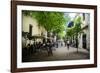 Restaurants and Colonial Houses in the Zona Colonial, Old Town, Santo Domingo-Michael Runkel-Framed Photographic Print