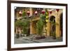 Restaurants and lanterns, Hoi An, Vietnam-David Wall-Framed Premium Photographic Print